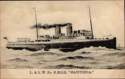 Ak RMSS Hantonia, London and South Western Railway