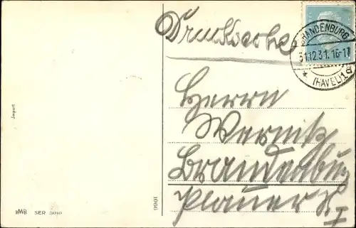 Ak Glückwunsch Neujahr, Junge Frau zieht sich um, Neugieriger Mann, Des Lebens ungemischte...