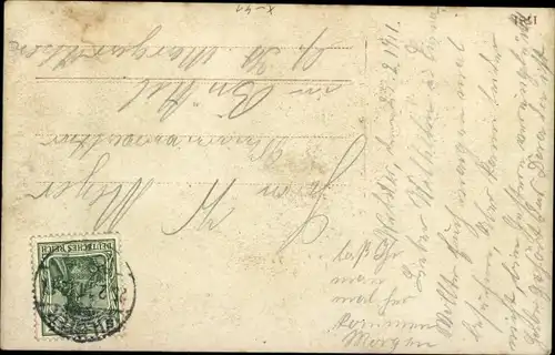 Ak Glückwunsch Neujahr, Kinder, Schlitten