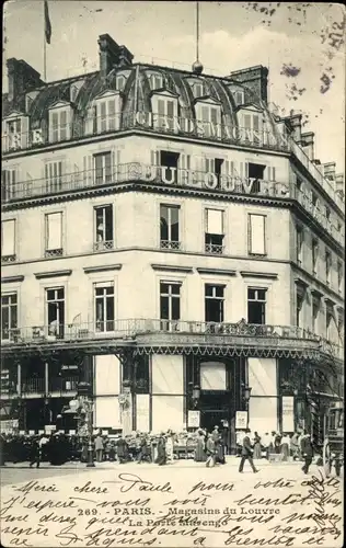 Ak Paris I., Magasins du Louvre, La Porte Marengo