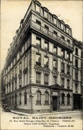 Ak Paris IX. Arrondissement Opéra, Royal Saint Georges