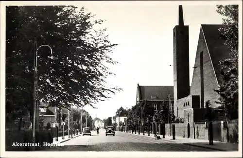 Ak Heerlen Limburg, Akerstraat, Kirche