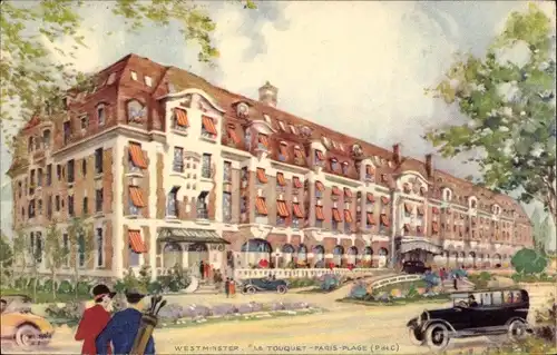 Künstler Ak Le Touquet Paris Plage Pas de Calais, Westminster Hotel