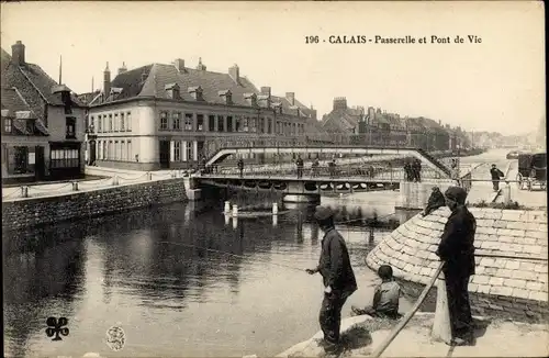 Ak Pas de Calais, Passerelle et Pont de Vie