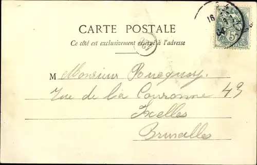 Ak Paris VIII, Triumphbogen, Arc de Triomphe, Avenue de la Grande Armée, Tram