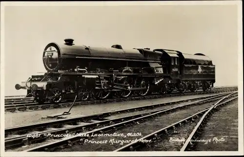 Ak Britische Eisenbahn, Princess Margaret Rose, Dampflok No. 46203