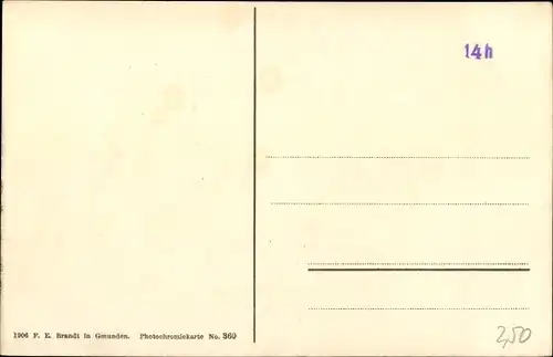 Ak Bad Ischl in Oberösterreich, Gesamtansicht, Trauntal