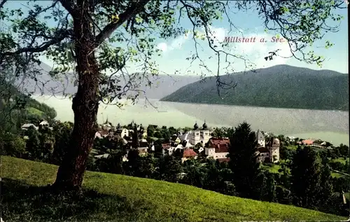 Ak Millstatt am See Kärnten, Teilansicht