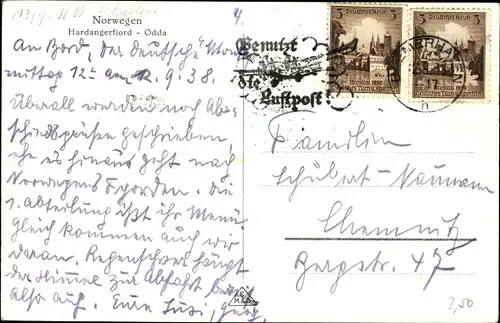 Ak Odda Norwegen, Hardangerfjord