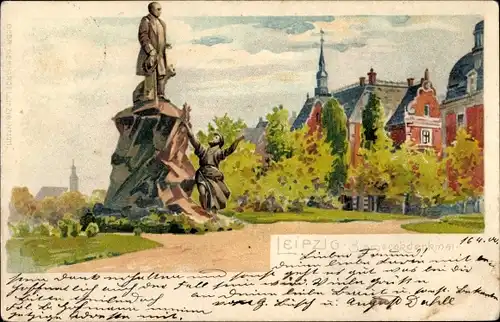 Litho Leipzig in Sachsen, Bismarckdenkmal