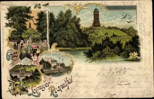 Litho Leipzig, Rosenthal, Scherbelberg, Schützenhof, Kaiserpark