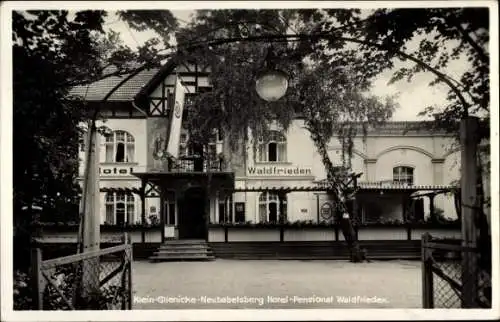 Ak Klein Glienicke Neubabelsberg Potsdam in Brandenburg, Hotel Pensionat Waldfrieden