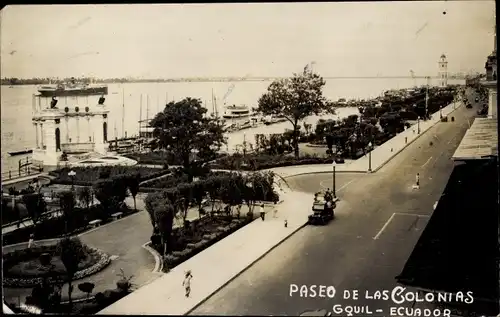 Ak Guayaquil Ecuador, Paseo de las Colonias
