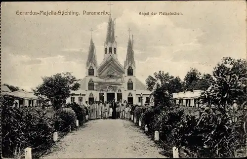 Ak Paramaribo Suriname, Kapel der Melaatschen