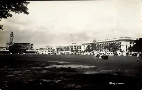 Ak Singapore Singapur, Stadtansicht