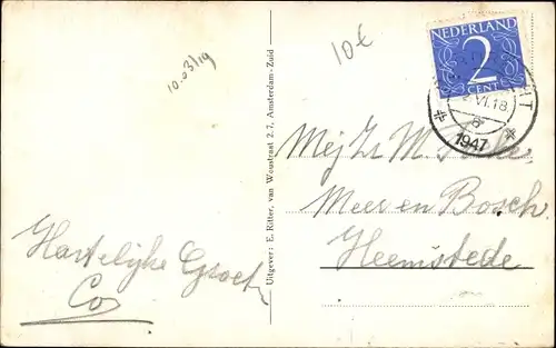 Ak Paramaribo Suriname, Jodebreestraat