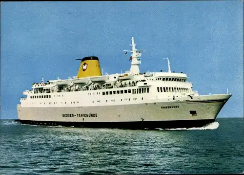 Ak M.S. Travemünde, Fähre