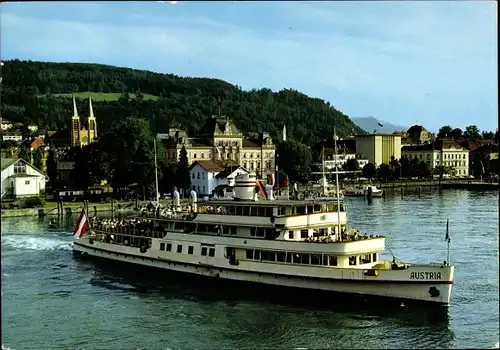 Ak Bodenseeschiff Austria, Passagierschiff