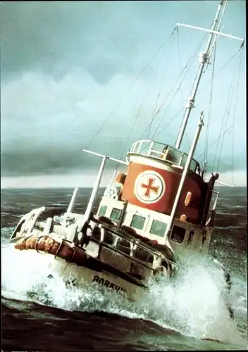 Ak Motorrettungsboot Borkum, 1944-1980 im Einsatz