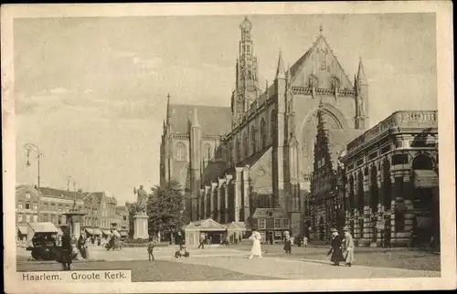 Ak Haarlem Nordholland Niederlande, Groote Kerk