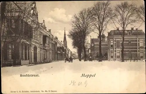 Ak Meppel Drenthe Niederlande, Hoofdstraat