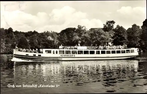 Ak Salonschiff Kehrwieder II