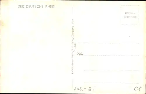 Ak Sankt Goarshausen am Rhein, Loreley, Dampfer Ostmark