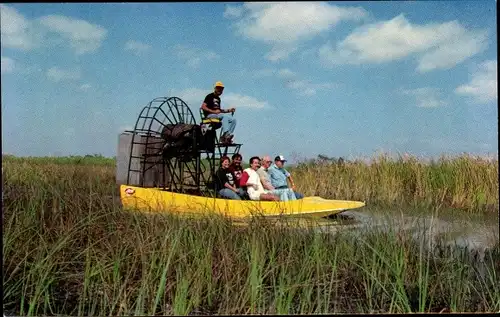 Ak Airboat, Motorboot, Fahrgäste