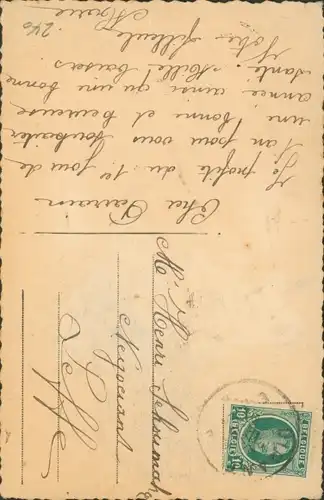 Stoff Ak Glückwunsch Neujahr, Blumen