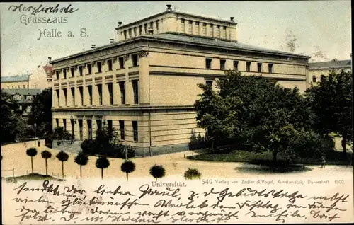 Ak Halle an der Saale, Universität