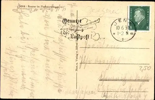 Ak Jena in Thüringen, Remter im Fuchsturmhaus, Saal