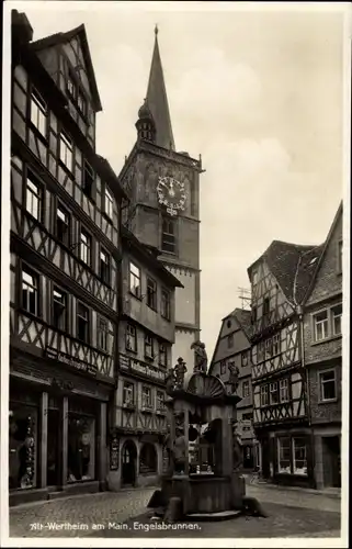 Ak Wertheim am Main, Engelsbrunnen