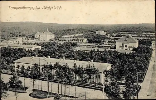 Ak Königsbrück in der Oberlausitz, Truppenübungsplatz