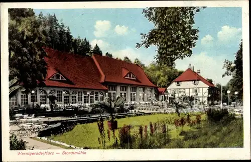 Ak Wernigerode am Harz, Storchmühle