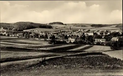 Ak Worbis im Eichsfeld Thüringen, Panorama, Kirche