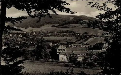 Ak Lengenfeld unterm Stein Südeichsfeld, Blick vom Schlossberg auf FDGB Erholungsheim Bischofstein