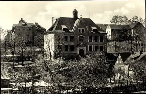 Ak Wüstenbrand Hohenstein Ernstthal Sachsen, Schule