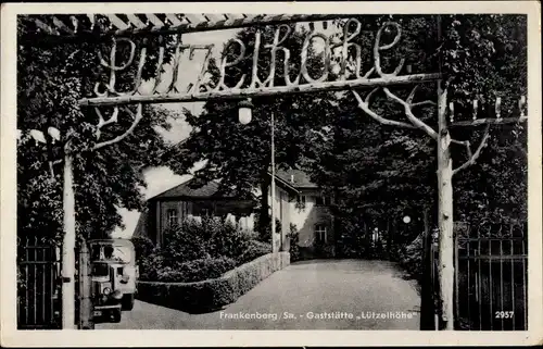 Ak Frankenberg an der Zschopau Sachsen, Gaststätte Lützelhöhe