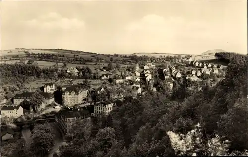 Ak Cunersdorf Annaberg Buchholz im Erzgebirge, Panorama von Annaberg Buchholz 2, Bärenstein