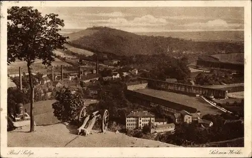 Ak Bad Sulza im Weimarer Land, Salinen Werke