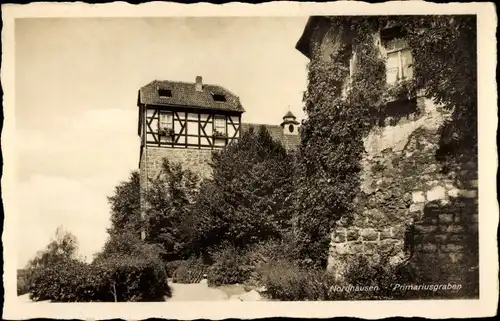 Ak Nordhausen am Harz, Primariusgraben