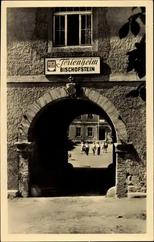 Ak Lengenfeld unterm Stein Südeichsfeld, FDGB Ferienheim Bischofstein