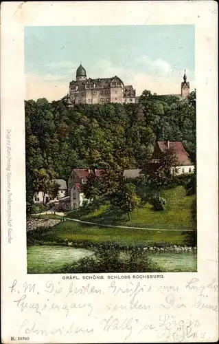 Ak Rochsburg Lunzenau Sachsen, gräfl. Schloss