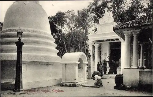 Ak Ceylon Sri Lanka, Buddhist Temple