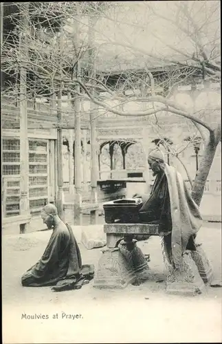 Ak Indien, Moulvies at Prayer