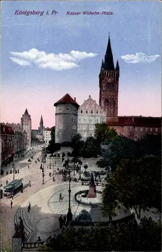 Ak Kaliningrad Königsberg Ostpreußen, Kaiser Wilhelm Platz