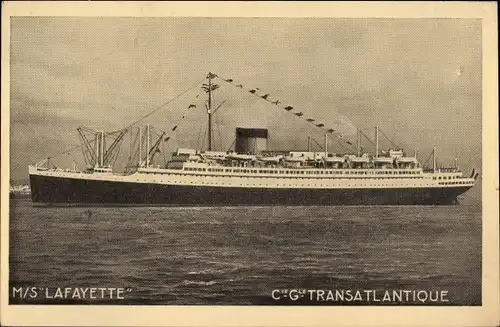 Ak MS Lafayette, CGT, Passagierschiff