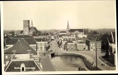 Ak Bedum Groningen Niederlande, Panorama