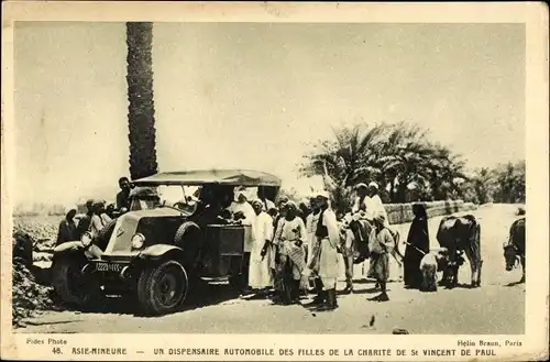 Ak Asie Mineure, Un Dispensaire Automobile des Filles de la Charite de St Vincent de Paul