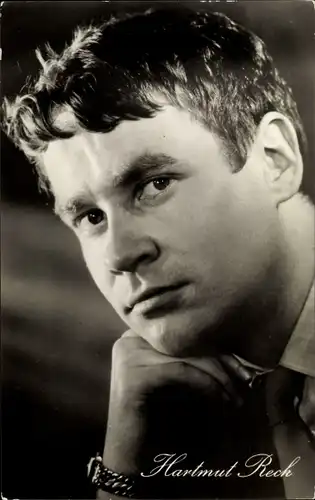 Ak Schauspieler Hartmut Reck, Portrait, Tatort Berlin, Ware für Katalonien